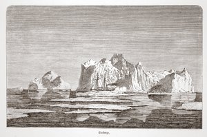 Icebergs, with the Tegetthoff, 1876