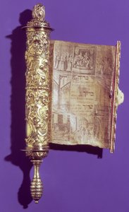 Megillah (Scroll of Esther) in a Silver Case, Vienna, c.1715