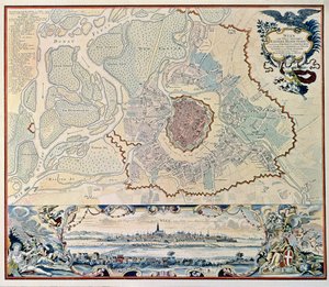 Plan of the City of Vienna by Austrian School