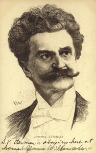 Portrait of Johann Strauss II