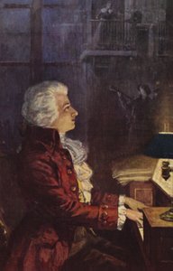 Portrait of Wolfgang Amadeus Mozart by Austrian School