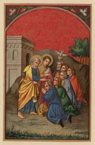 Saint Peter and John in Samaria by Austrian School