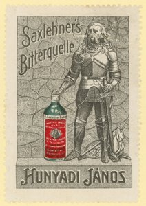 Saxlehners Bitterquelle mineral water by Austrian School