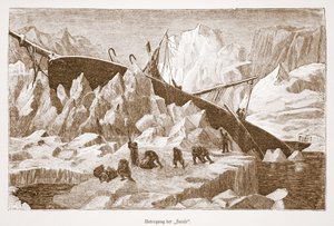 Sinking of the Hansa, 1876 by Austrian School