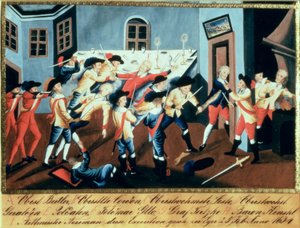 The Arrest of Albrecht von Wallenstein (1583-1634) at Eger by a Force of Irish and Scottish Officers under the Command of General Butler