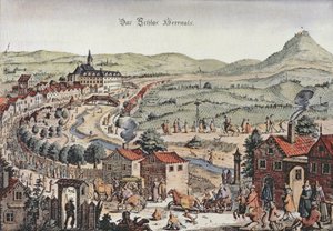 View of the North of Vienna with the Schlos Hernals and the Kahlenberg Hills in the Background