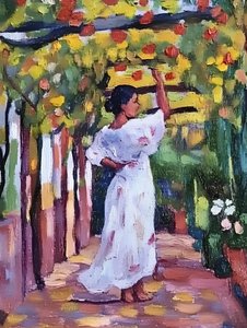 Summer Garden Lady