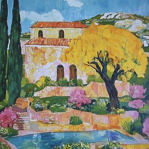Sunny Villa Garden by Avanesova Elena