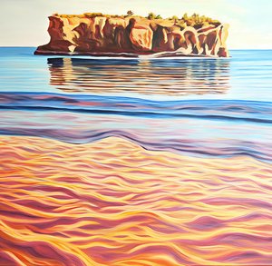 Vibrant Coastal Reflections
