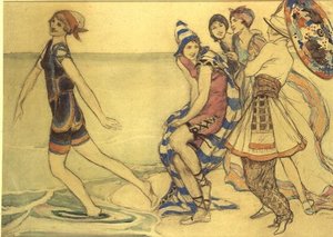 The Beach Party by Averil Mary Burleigh