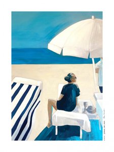 Beach Day Serenity by Awol Art Alex