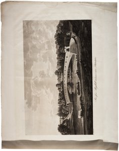 Bridge over the Schuylkill near Philadelphia, from an Atlas of the United States