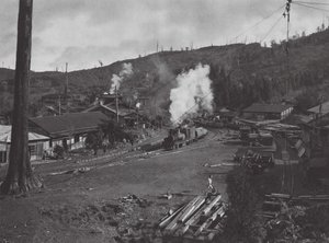 Japan: Numanohira, Transporting lumber by Axel von Graefe