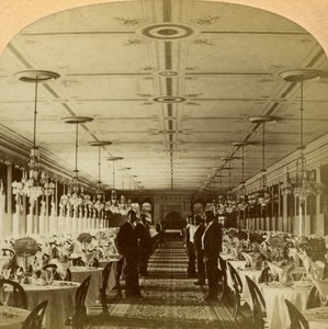 Dining Room, Grand Union Hotel, Saratoga, New York, USA