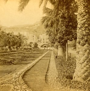 Monte Carlo, looking from the Casino, 1897