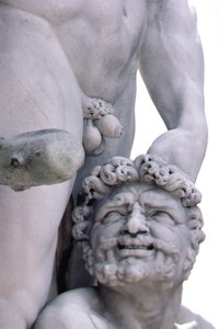 Detail from the Statue of Hercules and Cacus by Baccio Bandinelli