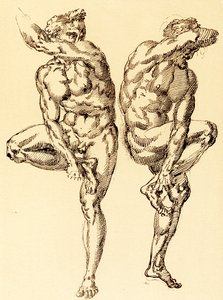Two Male Acts by Baccio Bandinelli