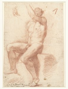 Study of a Male Nude Model by Baldassare Franceschini