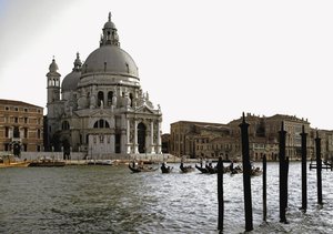 View of the Basilica by Baldassare Longhena