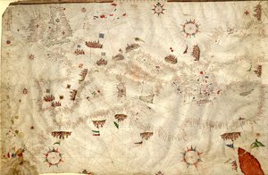 Portolan Chart by Baldassarre (16th century) Maggiolo
