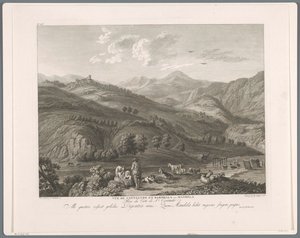 View of Cantalupo Bardella in Mandela by Balthasar Anton Dunker