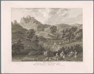 View of Roccagiovine (Suite of Six Views of the Environs of Rome)
