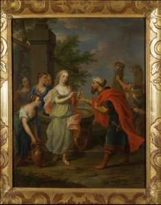 Eliezer and Rebecca at the well