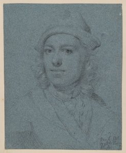 Portrait of a Young Man with a Cap, from the Front by Balthasar Denner
