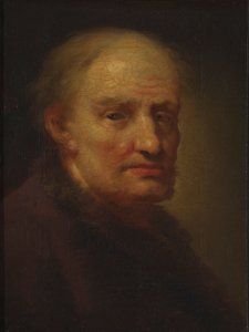 Head of an Old Man by Balthasar Denner