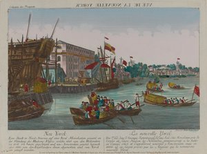 View of New York, circa 1776 by Balthasar Friedrich Leizelt