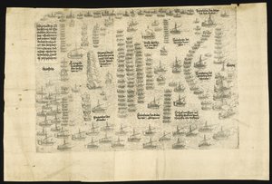 The Battle of Lepanto on 7 October 1571, 1571 by Balthasar Jenichen