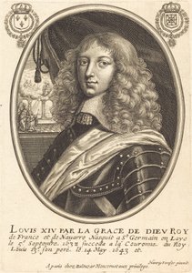 Louis XIV, King of France by Balthasar Moncornet after Henry Stresor