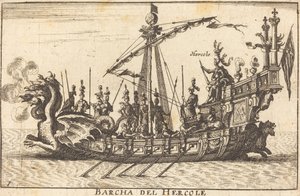 Barcha del Hercole by Balthasar Moncornet after Remigio Cantagallina