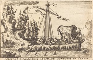 Polifemo and Palemonio Argonauts Led by Ceres