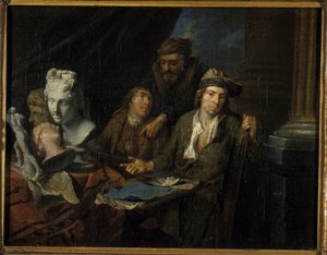 Artists Studio by Balthasar van den Bossche