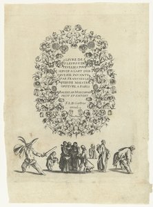 Title Page: Book of Flowers & Leaves for the Art of Goldsmithing by Balthazar Moncornet