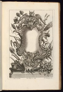 Cartouche with Owl, Book of Irregular Cartouches