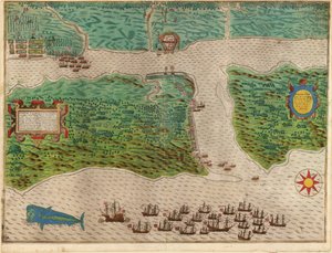 Raid on the Spanish settlement of St Augustine in Florida