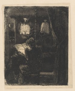 Sientje Mesdag-van Houten Reading at the Table by Barbara Elisabeth van Houten