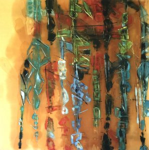 Colorful Abstract Columns by Barbara Piatti