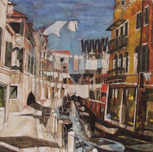Laundry Day in Venice by Barbara Piatti