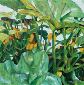 Lush Tropical Foliage by Barbara Piatti
