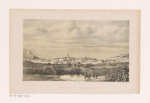 View of Tetuan in Morocco by Barend Leonardus Hendriks