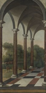 Colonnade Leading to a Park by Barent Fabritius (attributed to)