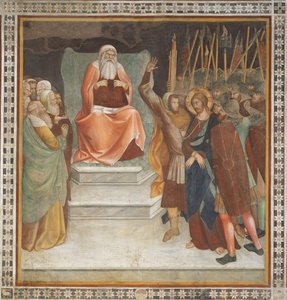 Scene from the New Testament: Jesus before Caiaphas