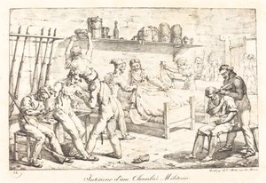 Interior of a Military Chamber by Baron Louis Albert Guillain Bacler d