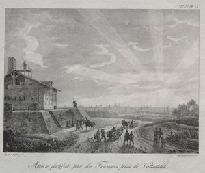 Spanish Campaign: A Building Fortified by the French near Valladolid by Baron Louis Albert Guillain Bacler d