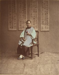 Fille de Shanghai, 1870s by Baron Raimund von Stillfried