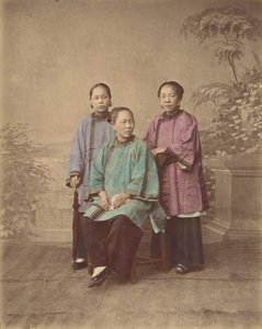 Girls of Shanghai by Baron Raimund von Stillfried
