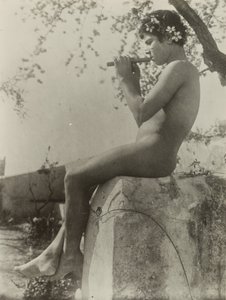 Boy Playing Flute